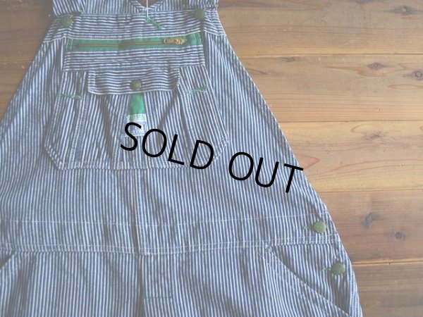 画像7: 1990s LIBERTY ヒッコリーオーバーオール　 表記w42 