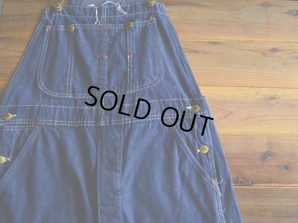 画像5: 1960s UNION MADE デニムオーバーオール  実寸w33