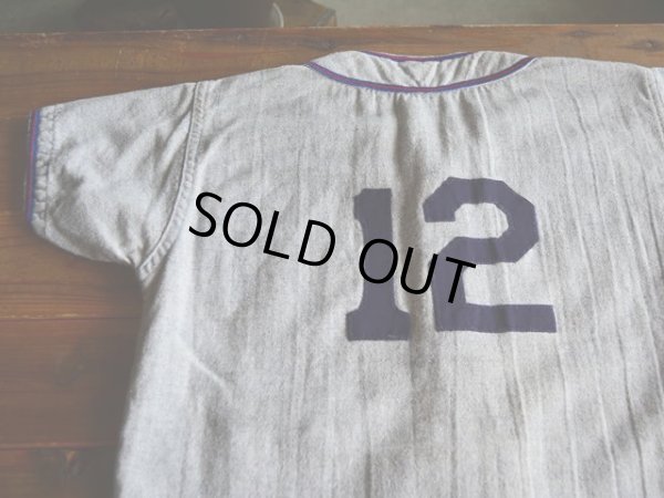 画像8: 1960s ベースボールシャツ　 表記38 