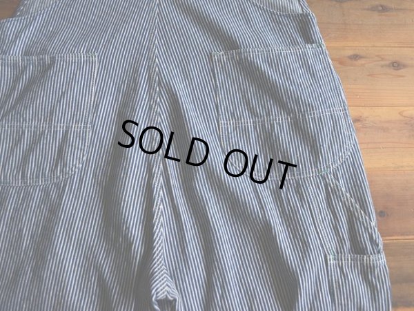 画像11: 1990s LIBERTY ヒッコリーオーバーオール　 表記w42 