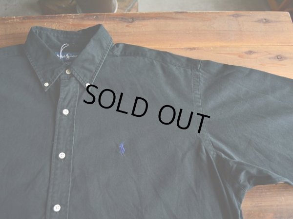 画像4: RalphLauren ブラックBDシャツ  表記XL