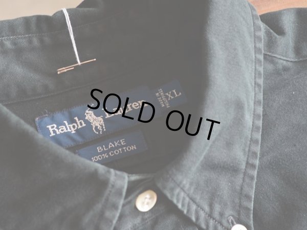 画像3: RalphLauren ブラックBDシャツ  表記XL