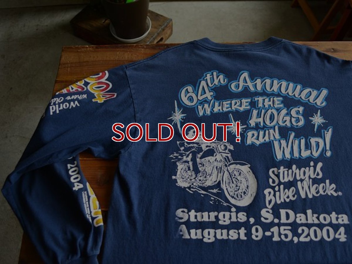 画像8: STURGIS BIKE WEEK 2004 L/S Tシャツ　 表記L  (8)
