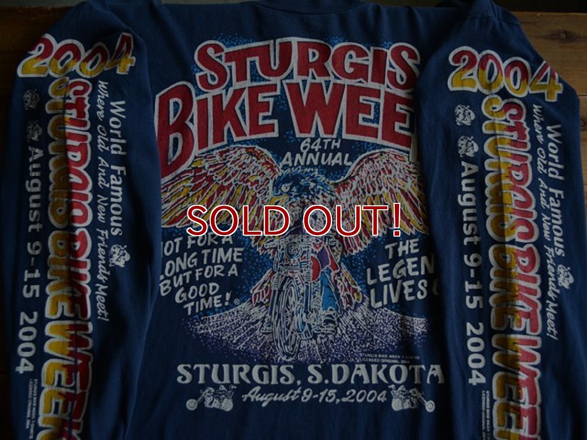 画像6: STURGIS BIKE WEEK 2004 L/S Tシャツ　 表記L  (6)