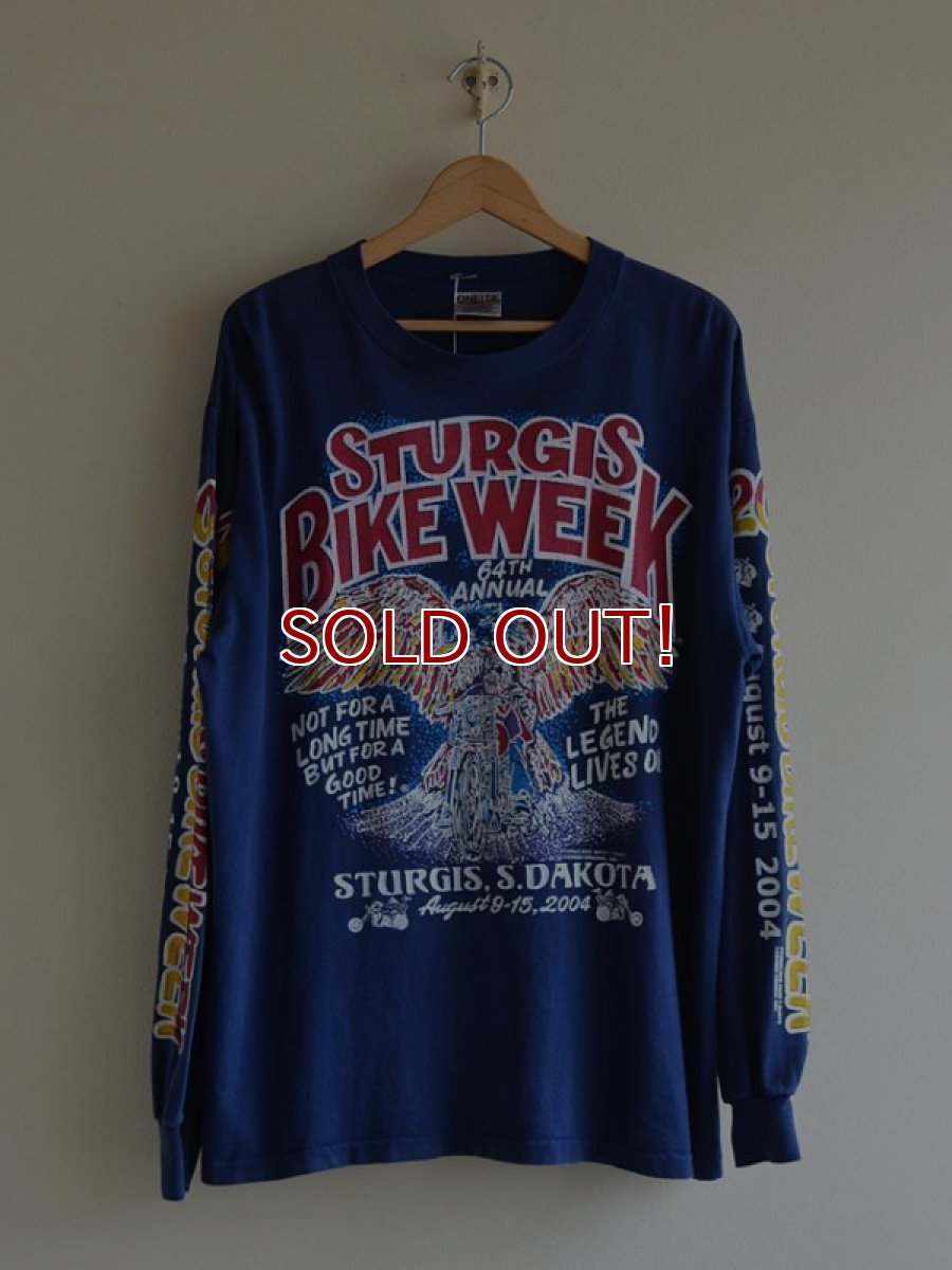 画像1: STURGIS BIKE WEEK 2004 L/S Tシャツ　 表記L  (1)