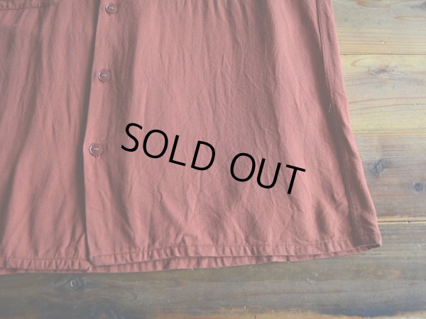 画像8: 1940s DONEGAL レーヨンギャバジンシャツ  実寸ML