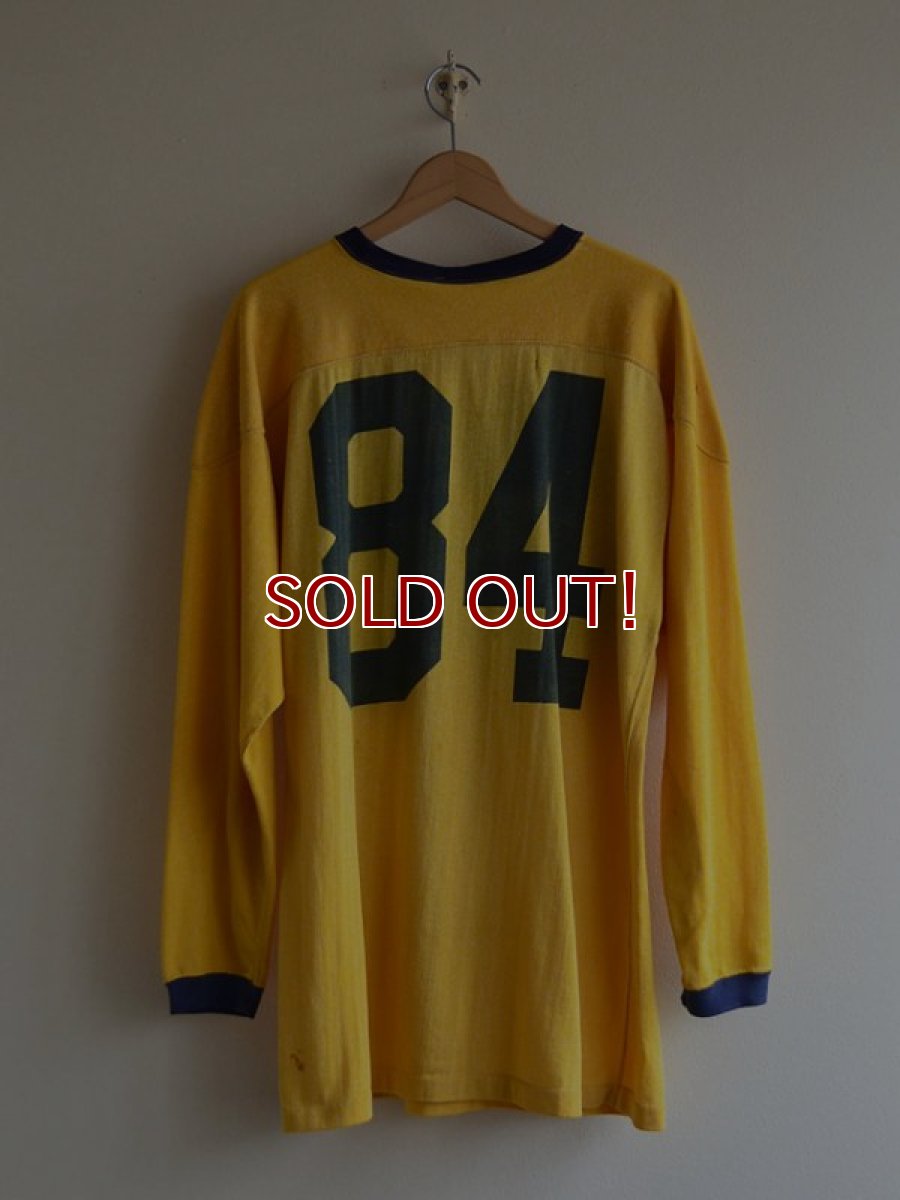 画像2: 1960s Champion ナンバリングフットボールTシャツ　 表記46  (2)
