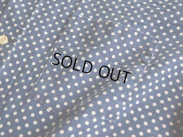 画像5: 1970s Selkirk コットンドットシャツ　 表記L 