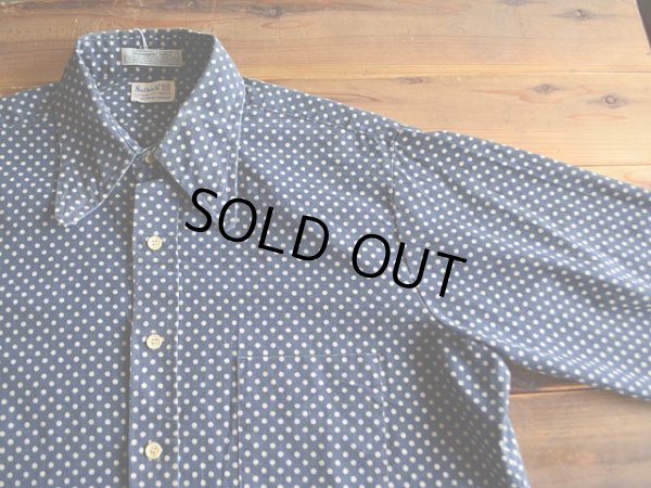 画像4: 1970s Selkirk コットンドットシャツ　 表記L 