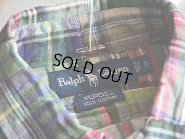 画像3: RalphLauren パッチワークBDシャツ　 表記S 