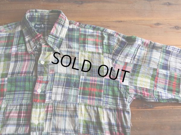 画像4: RalphLauren パッチワークBDシャツ　 表記S 