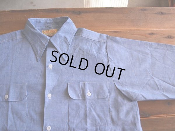 画像4: DEAD STOCK　 1970s BIG YANK シャンブレーシャツ　 表記M 