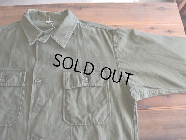 画像5: 1960s US.ARMY ユーティリティシャツ(1st)　 表記M 