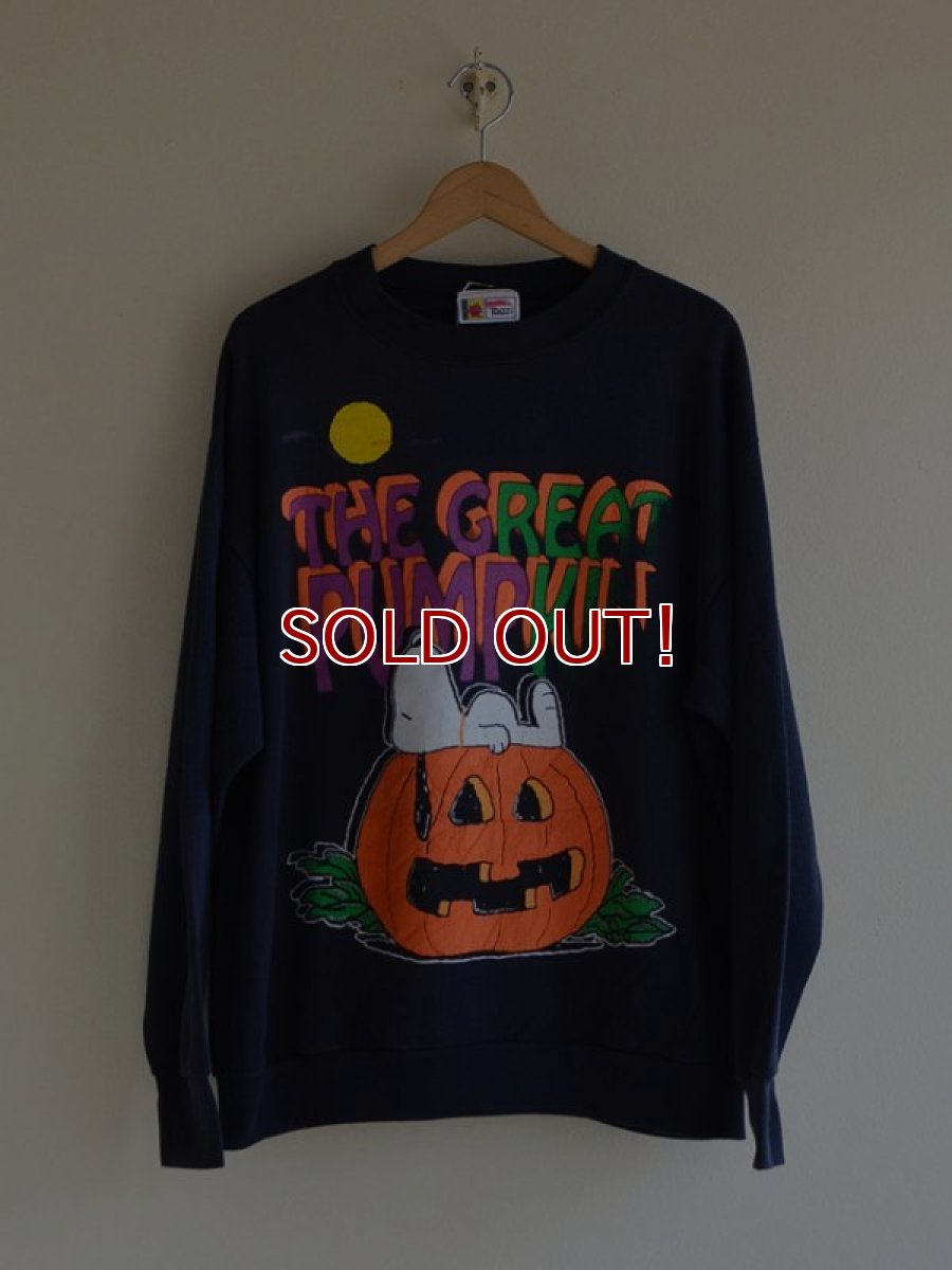 画像1: 1990s Snoopy Halloweenスウェット　 表記XL  (1)
