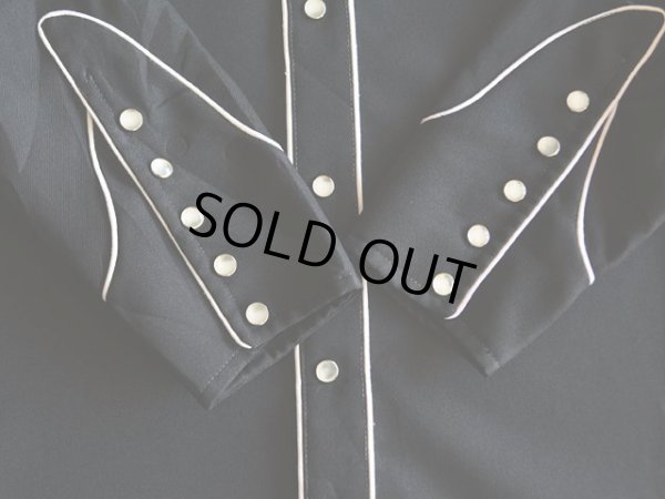 画像6: 1970s HbarC 刺繍ウエスタンシャツ　 実寸M 