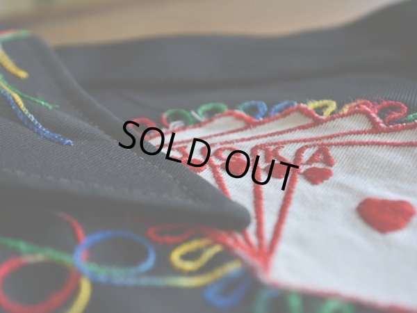 画像5: 1970s HbarC 刺繍ウエスタンシャツ　 実寸M 