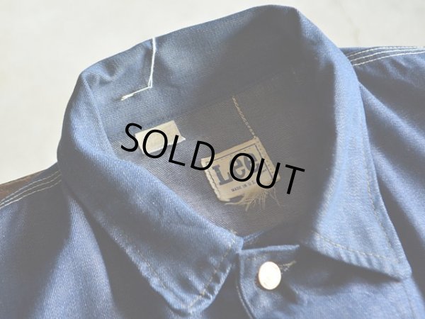 画像3: 1970s-80s Lee 91-Jデニムカバーオール　 実寸42-44 