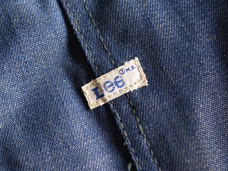 1970s-80s Lee 91-Jデニムカバーオール 実寸42-44 - 古着屋HamburgCafe