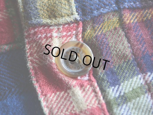 画像6: 1990s ORVIS パッチワークネルBDシャツ　 表記XL 