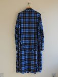 画像2: 1960s Wash&Wear プリントネルガウン　<br>実寸ML<br> (2)