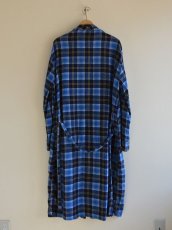 画像2: 1960s Wash&Wear プリントネルガウン　 実寸ML  (2)