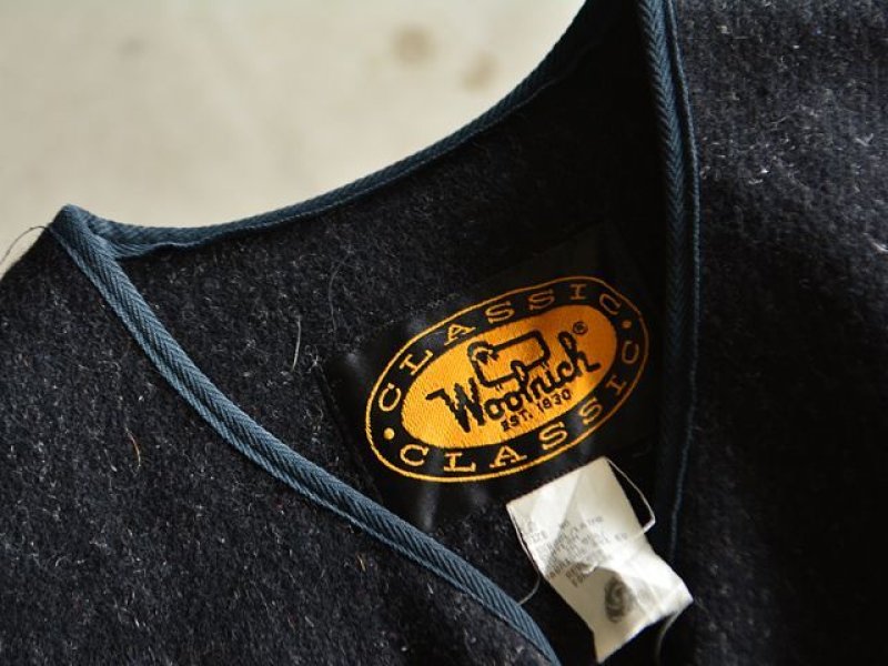 1990s Woolrich ハンティングウールベスト 表記40 - 古着屋HamburgCafe