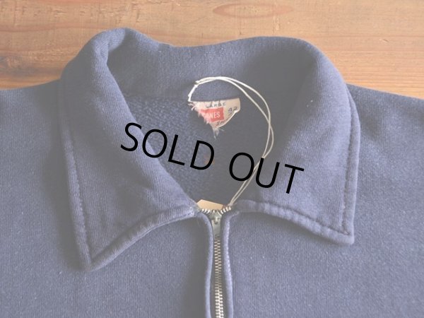 画像4: 1950s HANES WIND SHIELD ハーフジップスウェット　 表記L 