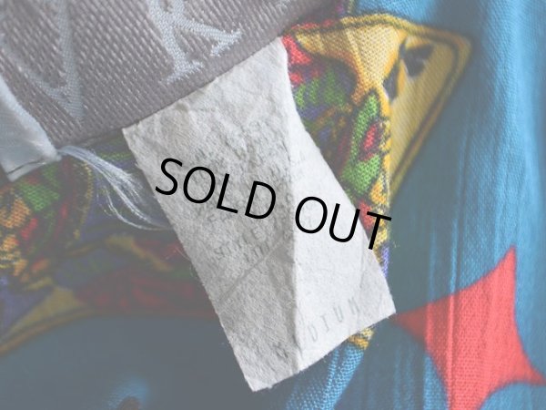 画像4: 1990s トランプ柄レーヨン羽織　 表記M 