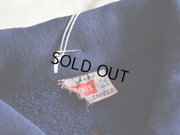 画像3: 1950s HANES WIND SHIELD ハーフジップスウェット　 表記L 