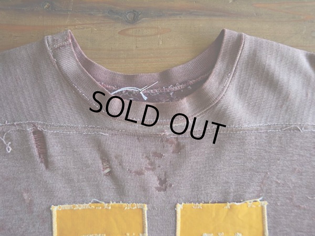 画像3: 1950s〜ナンバリングフットボールTシャツ　 実寸L  (3)