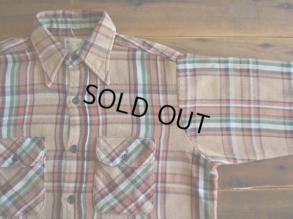 画像4: 〜1970s 5Brother ヘビーネルシャツ  表記15 1/2