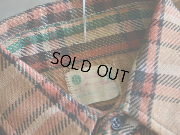 画像3: 〜1970s 5Brother ヘビーネルシャツ  表記15 1/2