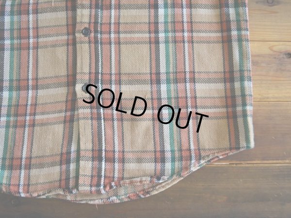 画像6: 〜1970s 5Brother ヘビーネルシャツ  表記15 1/2