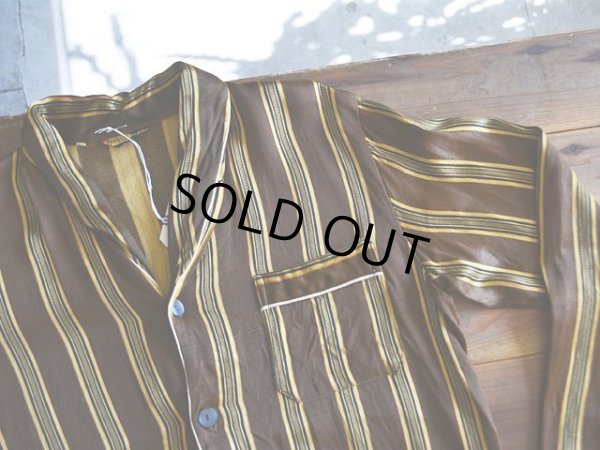 画像5: 1960s〜 CRYSTAL PYJAMAS パジャマシャツ  表記2