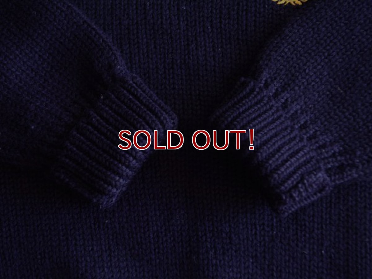 画像8: PoLo RalphLauren ボートネックウールセーター　 表記M  (8)
