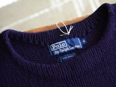 画像4: PoLo RalphLauren ボートネックウールセーター　 表記M  (4)