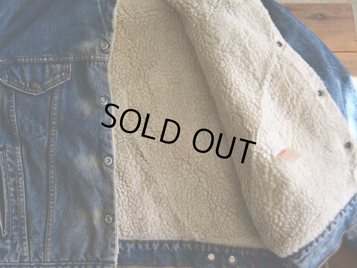 画像10: 1980s〜 Levi's 70608デニムボアジャケット　 表記46R  (10)