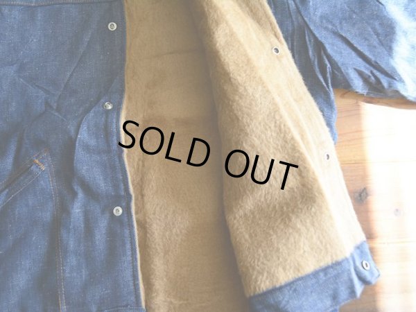 画像10: DEAD STOCK　 1970s MAVERICK デニムボアランチジャケット　 表記42 