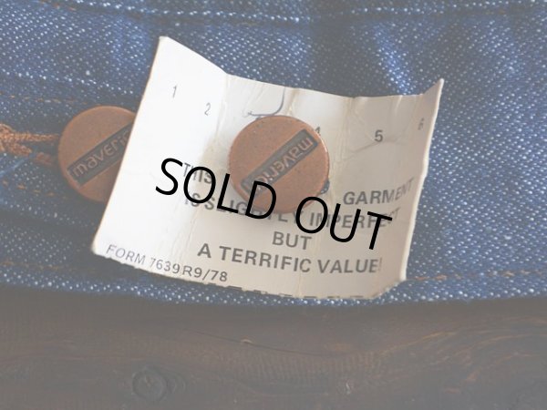 画像11: DEAD STOCK　 1970s MAVERICK デニムボアランチジャケット　 表記42 