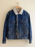 画像1: 1980s〜 Levi's 70608デニムボアジャケット　<br>表記46R<br> (1)