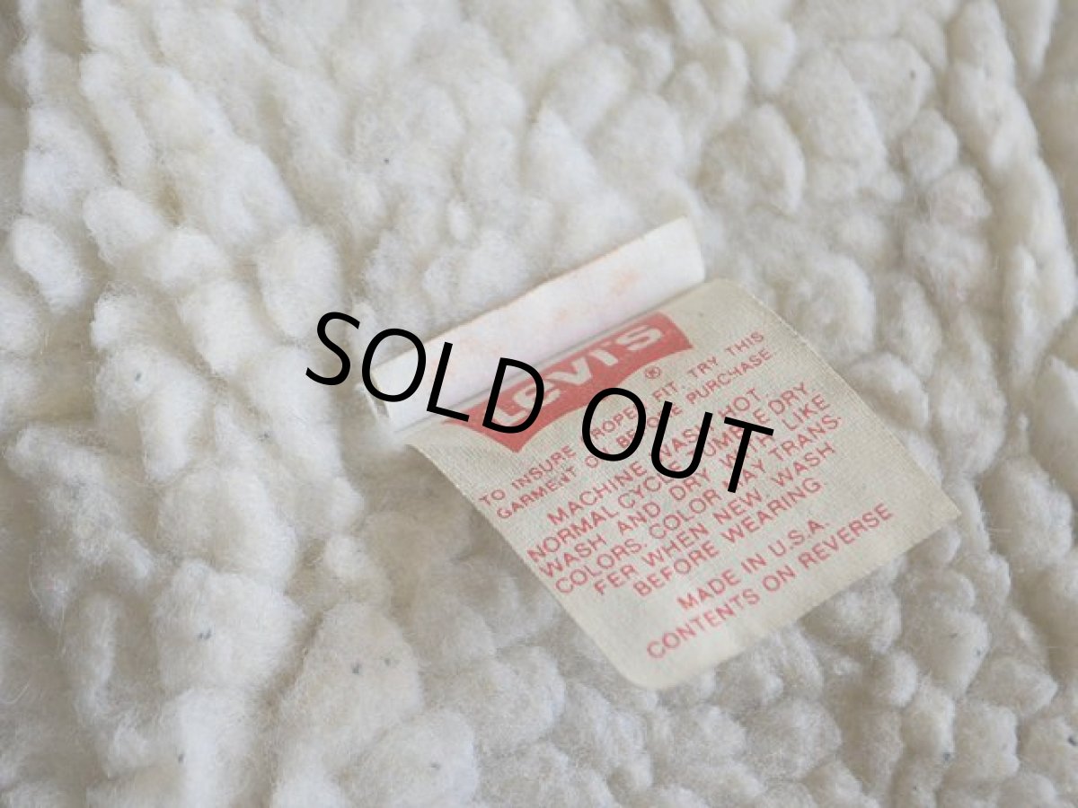 画像11: 1980s〜 Levi's 70608デニムボアジャケット　 表記46R  (11)