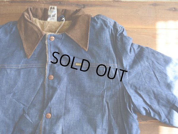 画像5: DEAD STOCK　 1970s MAVERICK デニムボアランチジャケット　 表記42 