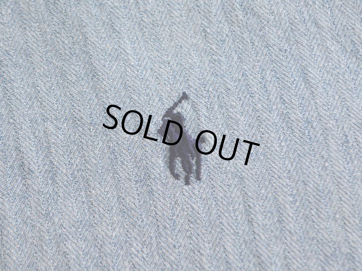 画像5: 1990s POLO COUNTRY ヘリンボーンシャツ　 表記S  (5)