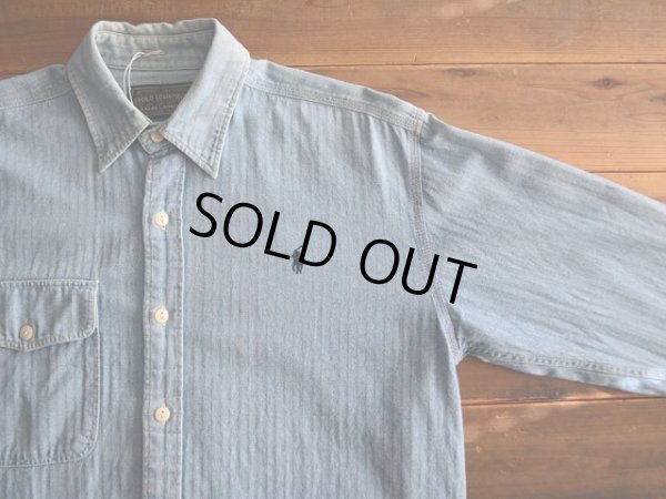 画像4: 1990s POLO COUNTRY ヘリンボーンシャツ  表記S