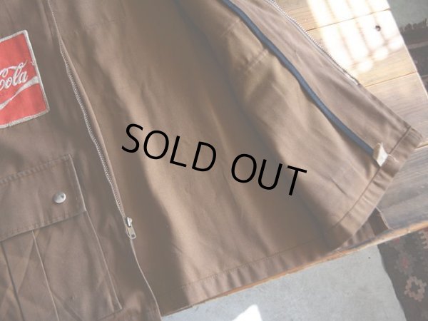 画像10: 1960s-70s Coca-Colaワークジャケット　 表記42 