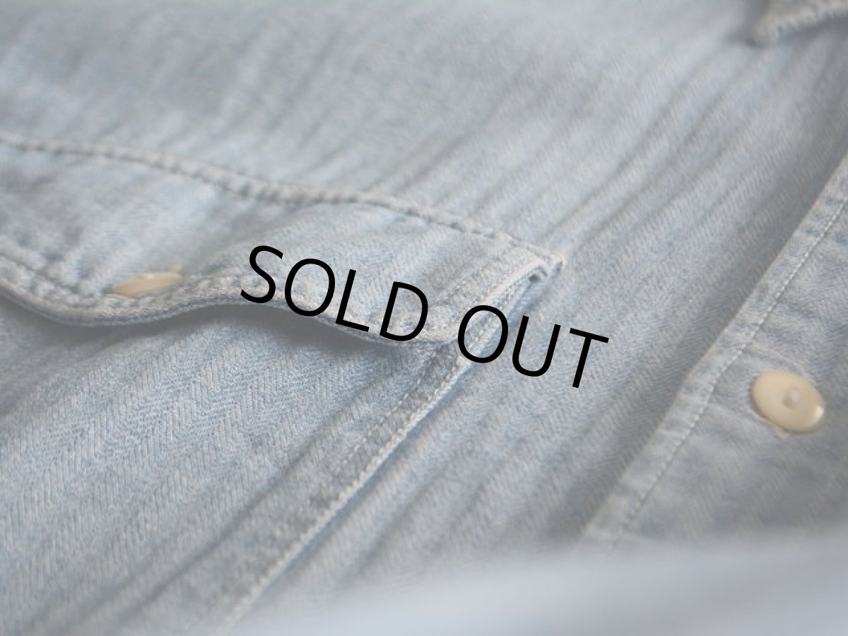 画像10: 1990s POLO COUNTRY ヘリンボーンシャツ　 表記S  (10)