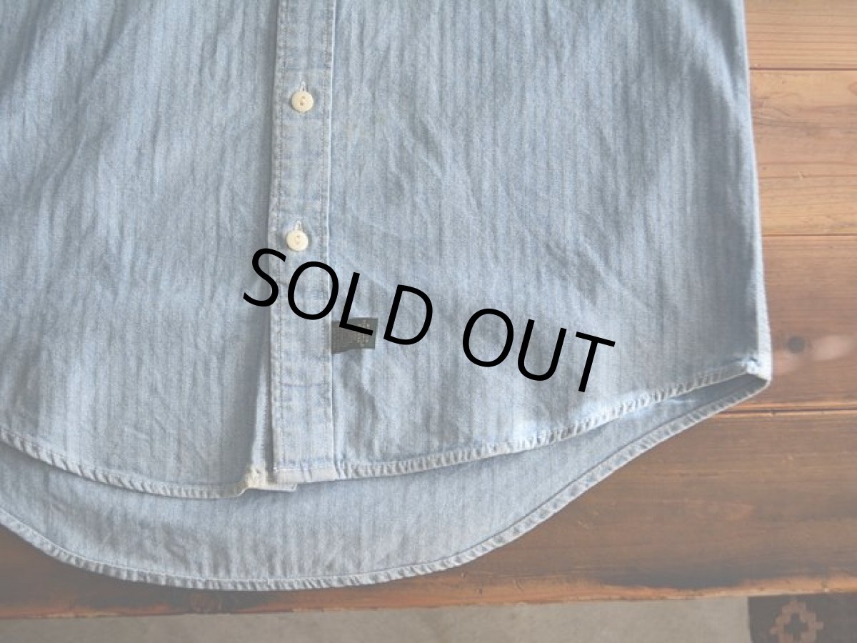 画像8: 1990s POLO COUNTRY ヘリンボーンシャツ　 表記S  (8)