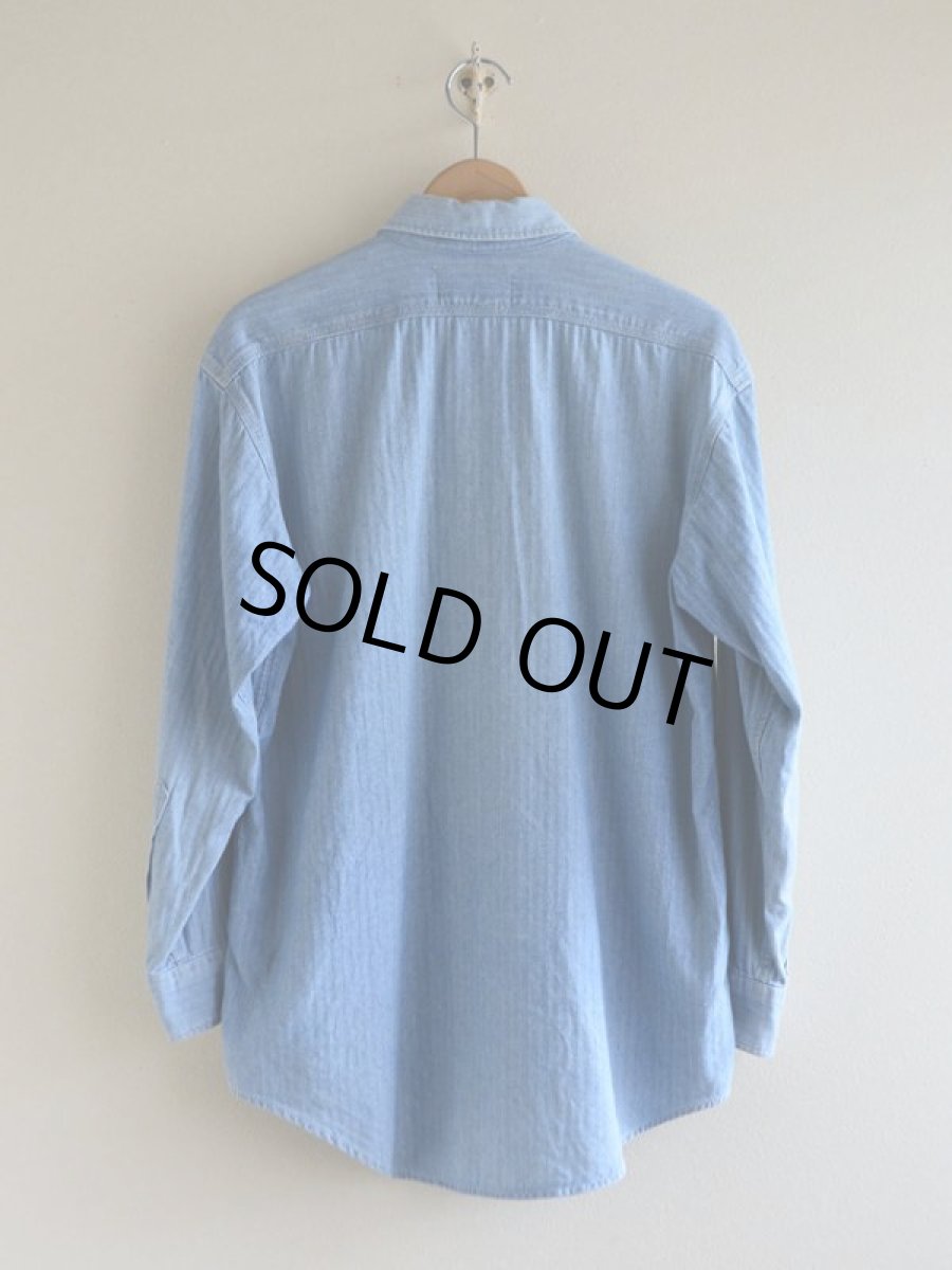 画像2: 1990s POLO COUNTRY ヘリンボーンシャツ　 表記S  (2)