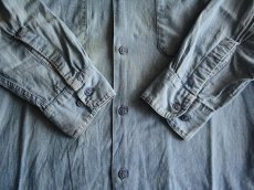 画像5: 1960s US.NAVYシャンブレーシャツ　 実寸L  (5)