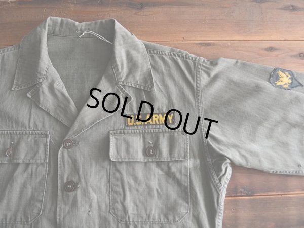 画像4: 1950s US.ARMY M-47 HBTシャツジャケット　 表記S 